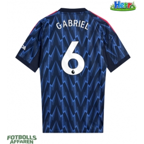 Arsenal Gabriel Magalhaes #6 Bortatröja 2025-26 Kortärmad